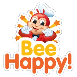 😃 Jollibee Bee Happy! Jollibee, bee, happy, mascot, fast food telegram sticker