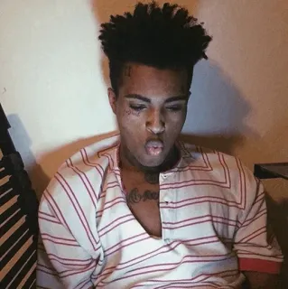 🖤 XXXTentacion rapper, muziek, artiest, zanger telegram sticker
