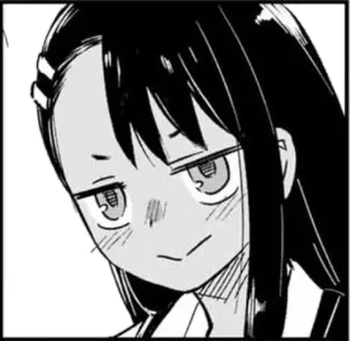 🖤 Nagatoro Don't Toy with Me, Miss Nagatoro anime, manga, nagatoro, smug, anime girl, cartoon telegram sticker