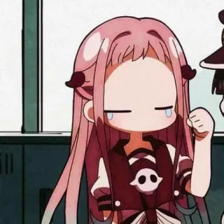 😢 Nene Yashiro Toilet-bound Hanako-kun anime, manga, nene yashiro, toilet-bound hanako-kun, school, character telegram sticker