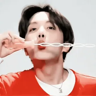 😶 Pessoa, Bolhas de sabão, Retrato, Homem, Kpop, Ídolo whatsapp sticker