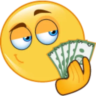 💵 money, emoji, cash, success, wealth telegram sticker