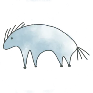 🐎 animal, dibujos animados, oso, oso polar telegram sticker