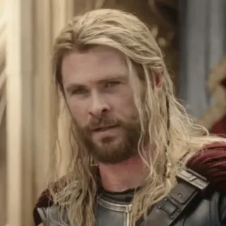 ⚡️ Thor Thor, Marvel, Superheld, Chris Hemsworth telegram sticker