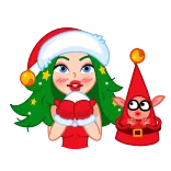 🥶 рождество, эльф, праздничный, праздник, мультфильм, зима telegram sticker
