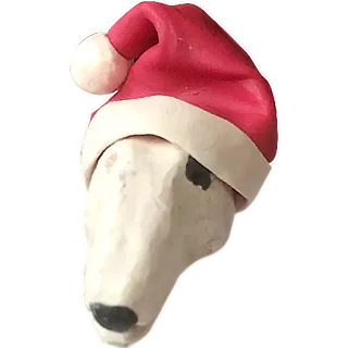 🤶 dog, christmas, santa hat, pet, animal, festive telegram sticker