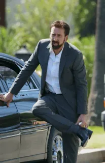 🥃 Nicolas Cage actor, celebrity, man, suit telegram sticker