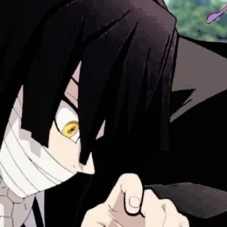📓 Obanai Iguro Demon Slayer Obanai Iguro, Demon Slayer, Anime, Manga, Personaggio, Illustrazione telegram sticker