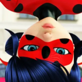 🙂 Ladybug Miraculous: Tales of Ladybug & Cat Noir Mariquita, Miraculous Ladybug, Superhéroe, Dibujos animados, Anime telegram sticker