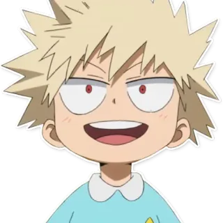 😍 Bakugo My Hero Academia anime, character, manga, my hero academia, bakugo telegram sticker