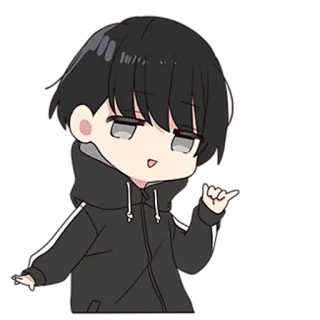 😊 Cartoon, Anime, Chibi, Personnage, Mignon, Autocollant telegram sticker