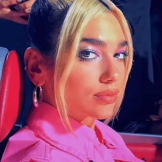 🥂 Dua Lipa певица, знаменитость, женщина, портрет, поп-звезда, Дуа Липа telegram sticker