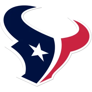 🏈 Хьюстон Тексанс, НФЛ, Американский футбол, Спортивная команда, Логотип telegram sticker