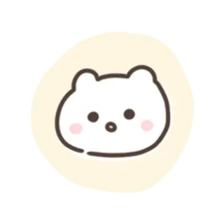 💓 Bär, niedlich, Tier, Cartoon, Sticker whatsapp sticker