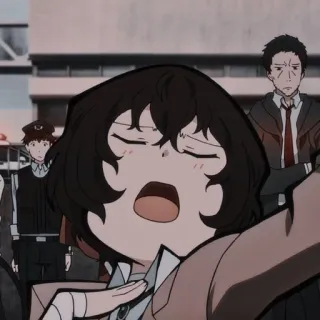 🥹 Dazai Osamu Bungou Stray Dogs Anime, Dazai, Bungou Stray Dogs, Chibi, Manga telegram sticker