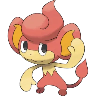 🐉 Pansear Pansear, pokemon, fire type, cute, cartoon telegram sticker