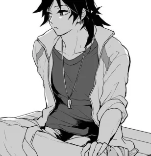 🌟 Anime, Manga, Personaje, Dibujo, Ilustración, Retrato telegram sticker