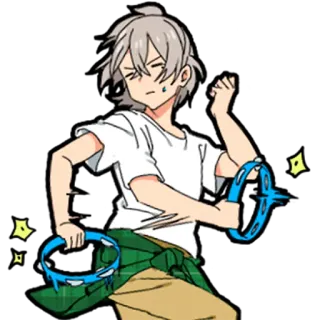 🕺 Anime, Manga, Tambourin, Personnage, Divertissement telegram sticker