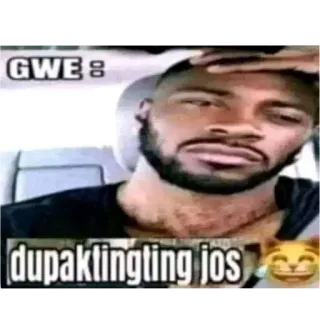 🖼 Woody McClain GWE: dupaktingting jos whatsapp sticker