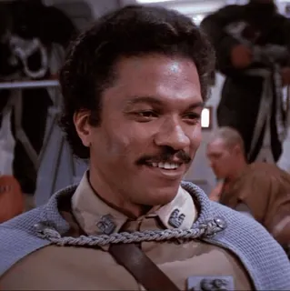 💫 Lando Calrissian Star Wars lando calrissian, star wars, scifi, space opera, character, movie telegram sticker