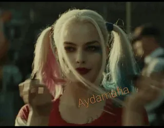 😐 Harley Quinn Suicide Squad Aydamafia Harley Quinn, Suicide Squad, DC Comics, villain, Margot Robbie, comic book character, anti-hero telegram sticker