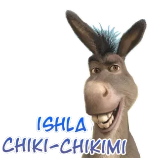 Ciuchino (in Shrek) Uz Pack telegram stickers