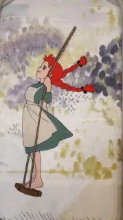 😌 Anne Shirley Anne of Green Gables Энн из Зеленых Крыш, персонаж, девочка, качели, рыжие волосы telegram sticker