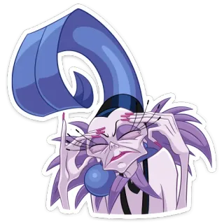 🤦‍♀️ Yzma The Emperor's New Groove cartoon, Yzma, villain, Disney, Emperor's New Groove whatsapp sticker