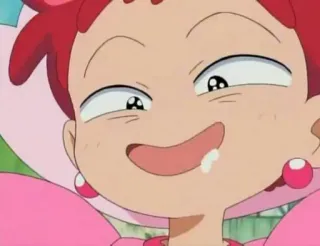 🤤 anime, cartoon, character, funny, happy telegram sticker