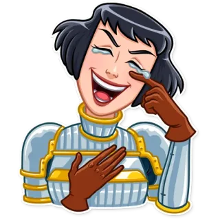 Joan of Arc whatsapp stickers