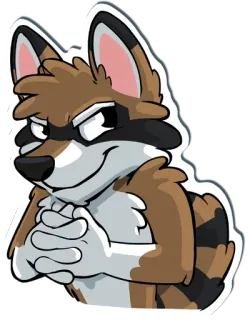 Huscoon by Tirrel telegram stickers