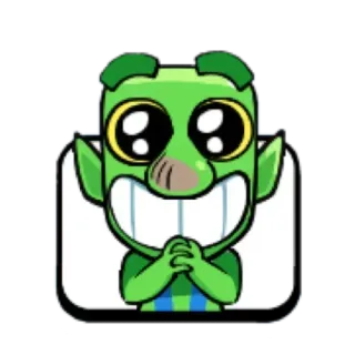 😳 Gobelin vert, Gobelin, Dessin animé, Personnage, Monstre whatsapp sticker