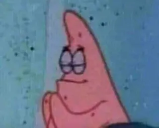 🙏 Patrick Star Spongebob Squarepants патрик стар, спанч боб, мультфильм, nickelodeon, планирование, размышление, анимация whatsapp sticker