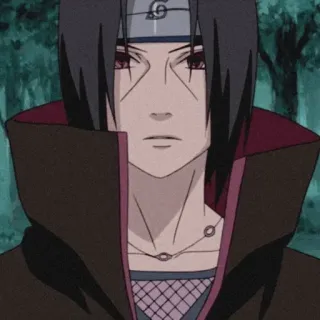 🎼 Itachi Uchiha Naruto Аниме, Наруто, Итачи, Учиха, Ниндзя, Манга, Японская анимация telegram sticker