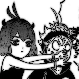 🔌 Nero Black Clover Mangá, Anime, Black Clover, Nero, Sticker Anime whatsapp sticker