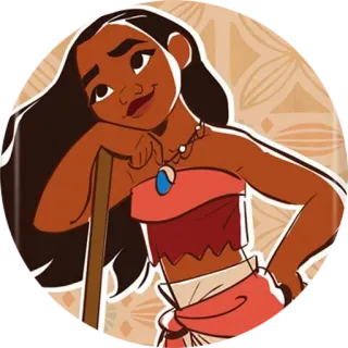 😉 Moana disney, cartoon, film, ozean, prinzessin whatsapp sticker