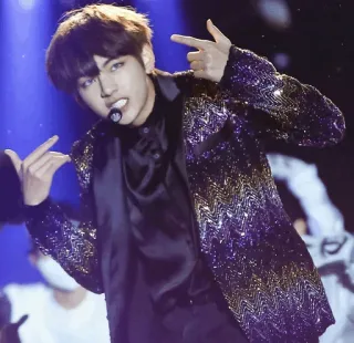 🖤 person, performance, singer, stage, entertainer telegram sticker