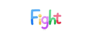 ✨ Fight walka, tekst, kolorowe telegram sticker
