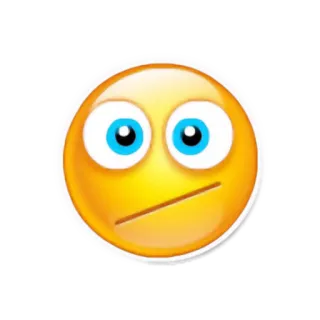 😕 Emoji, Confuso, Pensando, Incerto, Questionando, Expressão, Rosto, Reação telegram sticker