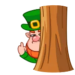 Leprechaun telegram stickers