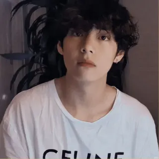 ☁️ CELINE retrato, hombre, camiseta, moda telegram sticker