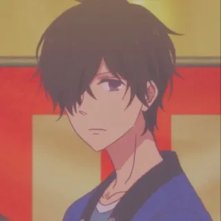 🎆 Anime, Desenho animado, Masculino, Retrato, Personagem, Mangá telegram sticker