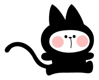 👻 królik, słodki, zwierzę, kreskówka, kawaii telegram sticker