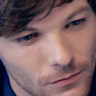 😔 Louis Tomlinson musicien, chanteur, célébrité, portrait, One Direction telegram sticker