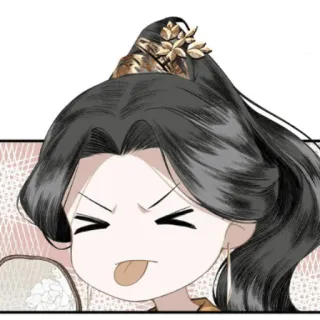 ⚫ Cartoon, Anime, Frau, Sticker, Zunge, Süß telegram sticker