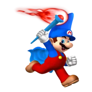 ☄ Mario mario, video game, personagem, power-up, super mario, nintendo telegram sticker