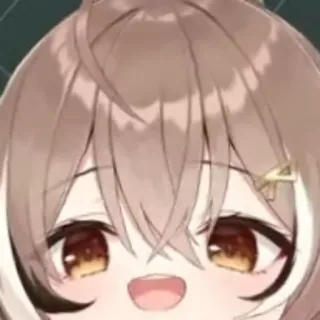 😀 Anime, Dibujos animados, Lindo, Feliz, Mumei, Vtuber telegram sticker