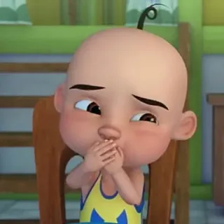 🥵 Upin kartun, karakter, Upin, Ipin, anime telegram sticker