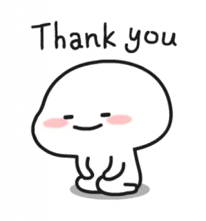 🙏 Thank you grazie, carino, blob, personaggio whatsapp sticker