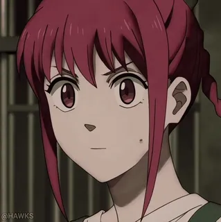 😡 anime, woman, red hair, cartoon, female whatsapp sticker